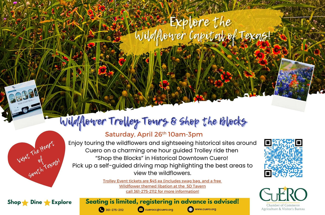 Wildflower Trolley Ride April  26