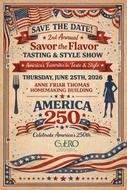"Savor The Flavor" Taste of Cuero Event Reserved Table for 8