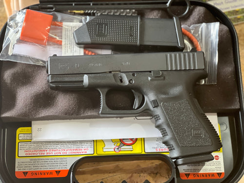 Gun Card Draw Glock 9mm Pistol